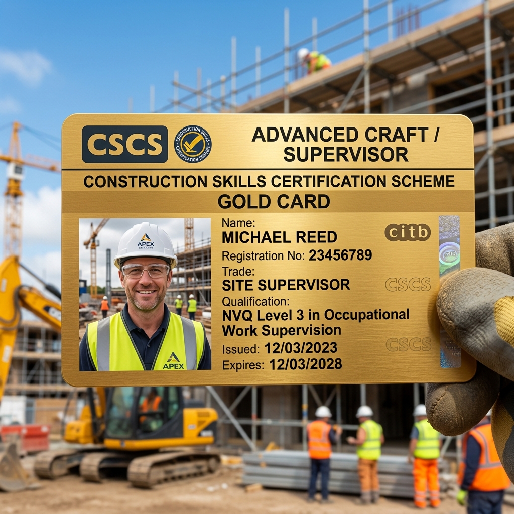 Gold Card - Advanced Craft / Supervisor