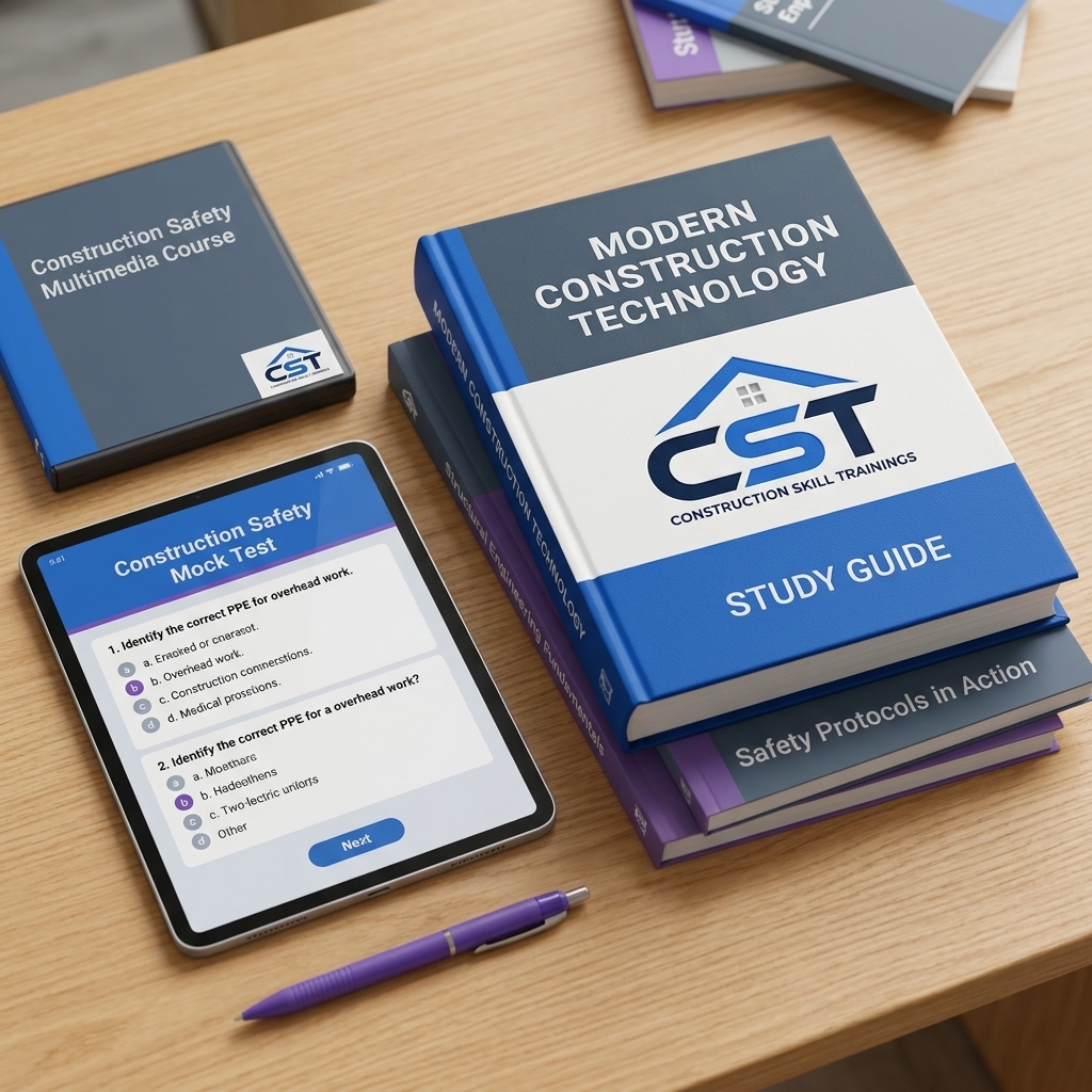 Construction revision materials including books and tablets